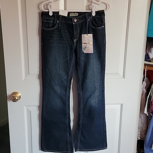 Paris Blues Denim - Paris Blues, women's blue jeans 👖, 11 short, flared legs. NWT
